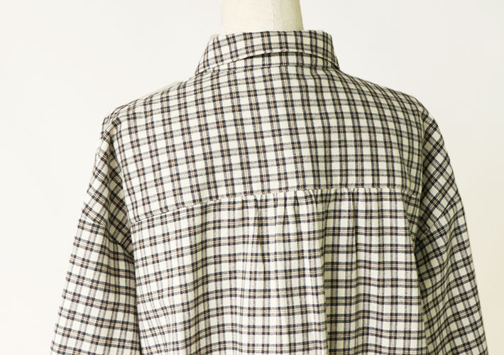 rolca on the notesロルカ　ウール　綿ウール　シャツ　プルオーバー　カットソー　女性　30代40代50代60代70代80代　上品　秋冬　森の８カテン