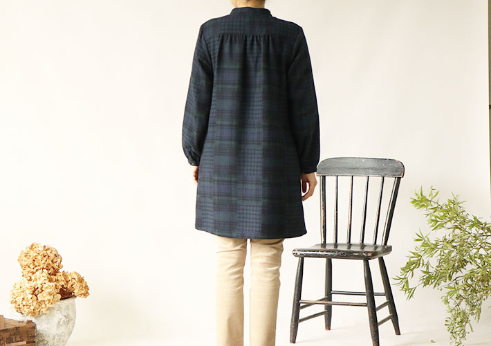 rolca on the notesロルカ　ウール　綿ウール　シャツ　プルオーバー　カットソー　女性　30代40代50代60代70代80代　上品　秋冬　森の８カテン
