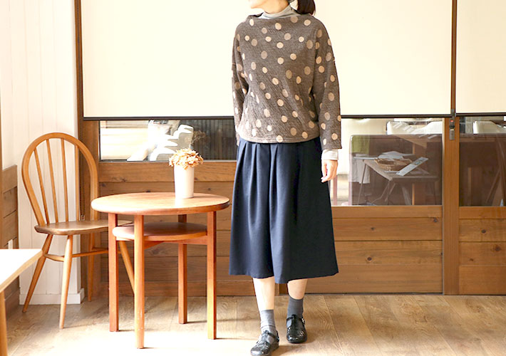 rolca on the notesロルカ　ウール　綿ウール　プルオーバー　カットソー　女性　30代40代50代60代70代80代　上品　秋冬　森の８カテン