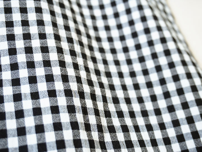 ロルカ　綿100％　上品　プルオーバー　カットソー　ブラックウォッチ　チェック　30代40代50代60代70代　rolca　森の８カテン