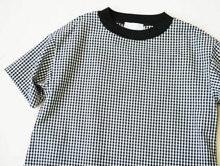 ロルカ　綿100％　上品　プルオーバー　カットソー　ブラックウォッチ　チェック　30代40代50代60代70代　rolca　森の８カテン