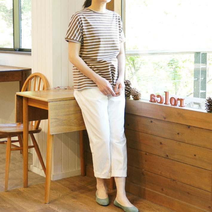 ロルカ　綿100％　ペイズリー　プリント　スタンドカラーシャツ　ロングシャツ　シャツ　上品　ブラウス　30代40代50代60代70代　rolca　森の８カテン