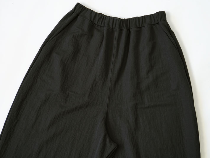 leventsouffle　ブラック　レディース　30代40代50代60代70代80代　上品　パンツ　リラックスパンツ　イージーパンツ　rolca　ストレスフリー　森の８カテン