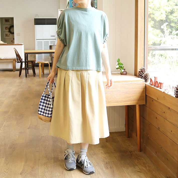 leventsouffle　プルオーバー　コットン　森の８カテン