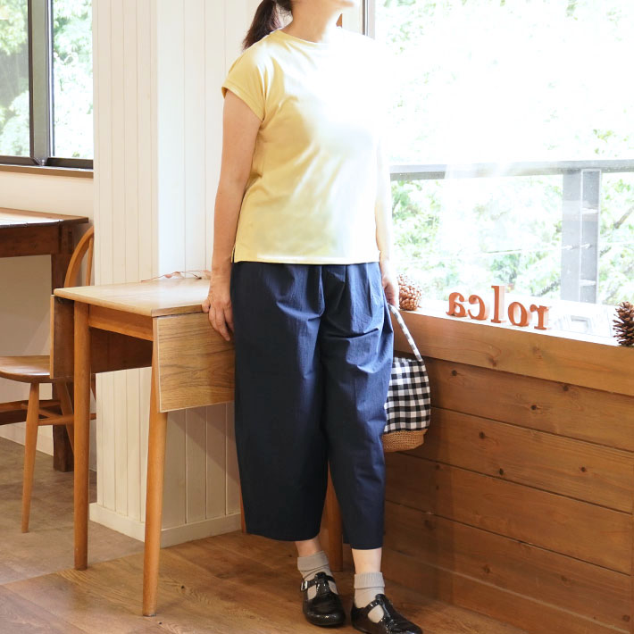 leventsouffle　30代40代50代60代70代80代　女性　上品　プルオーバー　コットン　森の８カテン