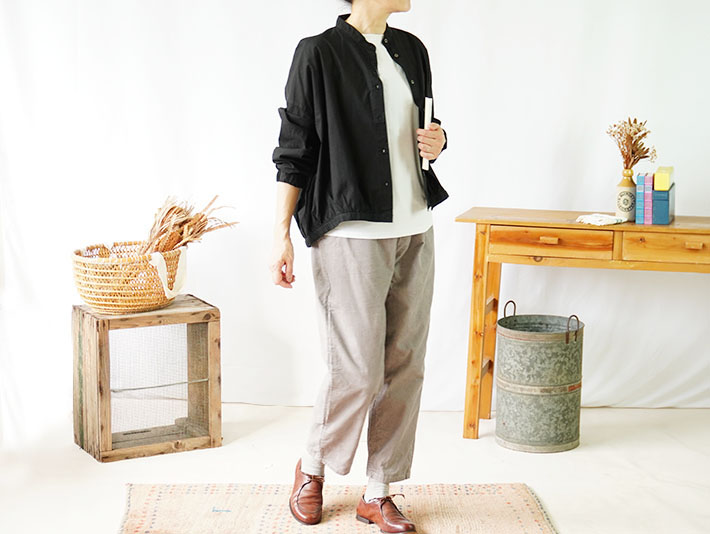 leventsouffle　上品　コットン100％　シャツ　ワイドシャツ　ブロード　オケージョン　グレー　ブラック　30代40代50代60代70代80代　女性　森の８カテン