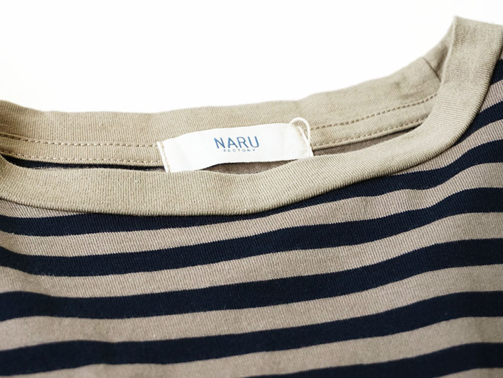 NARU　日本製　ロルカ　森の８カテン　ハンドワッシャー　綿100％　シーチング　グレー　ブルー　コットン　ドルマンスリーブ　30代40代50代60代70代80代　上品