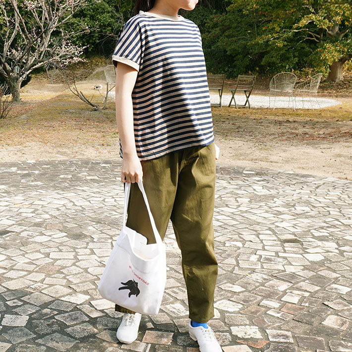 NARU　日本製　ロルカ　森の８カテン　ハンドワッシャー　綿100％　シーチング　グレー　ブルー　コットン　ドルマンスリーブ　30代40代50代60代70代80代　上品