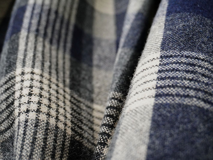 rolcaonthenotesロルカ　スカート　女性　30代40代50代60代70代80代　上品　綿ウール　コットン　森の８カテン