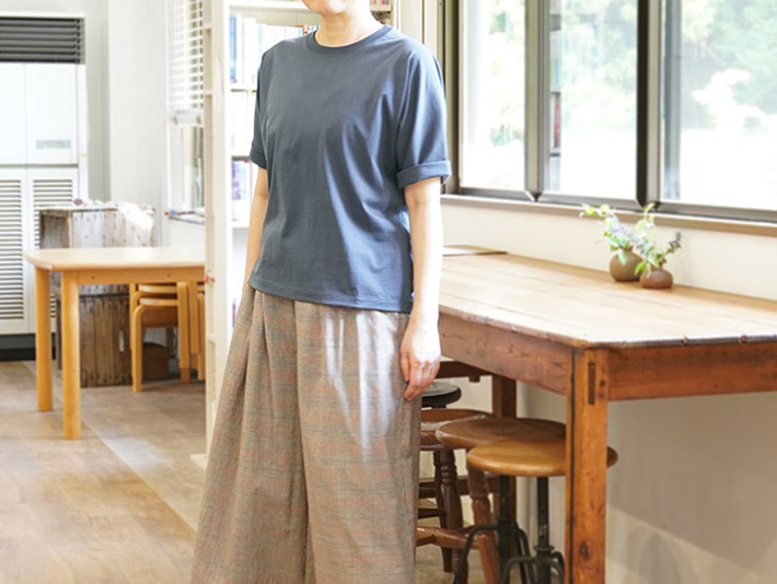 CLOSELY　カットソー　コットン　天竺　日本製　30代40代50代60代70代　プルオーバー　カーディガン　森の８カテン　rolca
