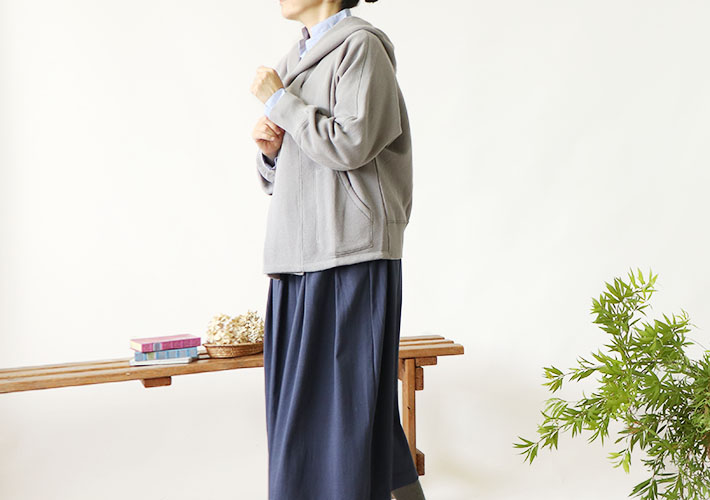 CLOSELY　CLICKPEBBLE　裏毛　コットンウール裏毛　上品　レディース　30代40代50代60代70代80代　テレコタンクトップ　綿シルク　綿ウール　天竺　カットソー　rolca　森の８カテン　プルオーバー