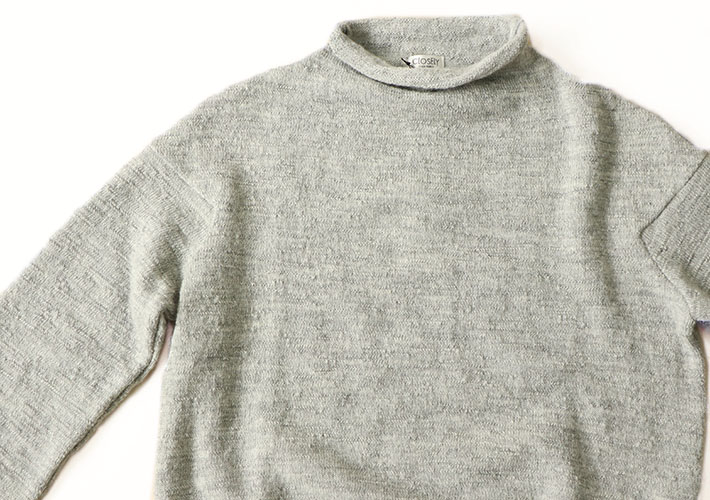 CLOSELY　CLICKPEBBLE　裏毛　コットンウール裏毛　上品　レディース　30代40代50代60代70代80代　テレコタンクトップ　綿シルク　綿ウール　天竺　カットソー　rolca　森の８カテン　プルオーバー