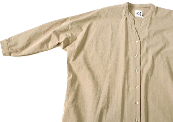 コットン　リネン　ＧＩＺＡコットン　綿　シャツ　ギンガム　ストライプ　ロルカ　森の８カテン