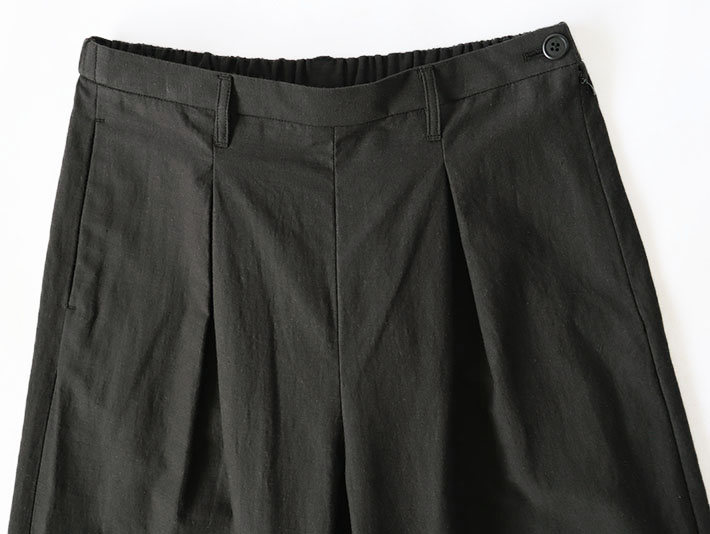 綿　麻　コットンリネン　ワイドパンツ　フレアパンツ　上品　オケージョン　レディース　30代　40代　50代　60代　70代　ワルツフォーロルカ　ロルカ　森の８カテン