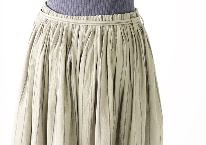 コットン　リネン　ＧＩＺＡコットン　綿　シャツ　スカート　パンツ　綿麻　ギンガム　ストライプ　ロルカ　森の８カテン