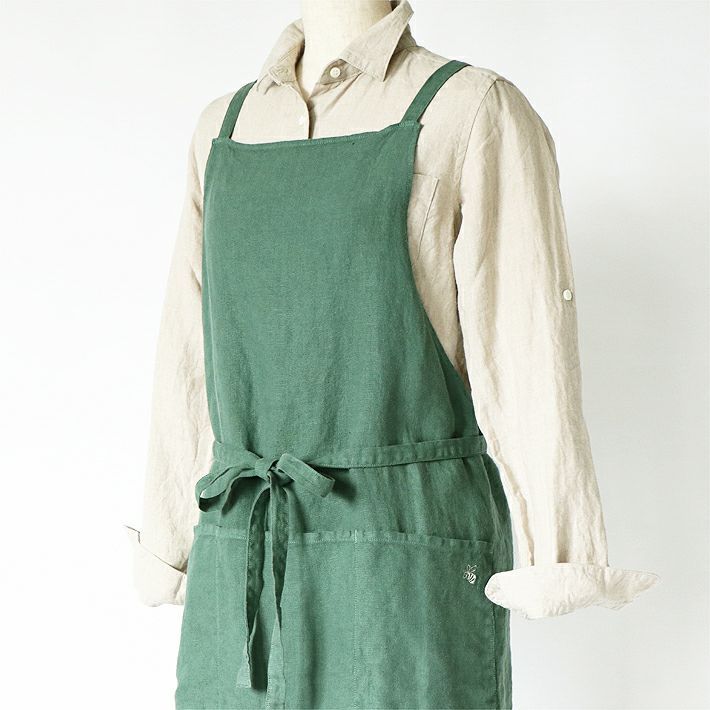 森の8カテン]リネンベーシックエプロン | 森の8カテン rolca_shop