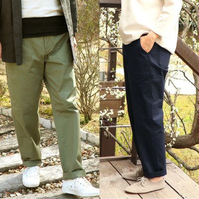 [rolca on the notes]コットンストレッチベイカーパンツ