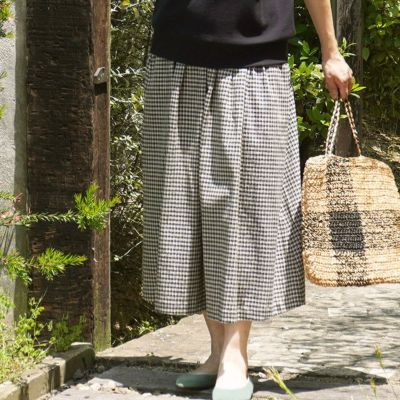 rolca on the notes ロルカ　綿麻ストライプロングスカート waltz for rolca | 森の8カテン rolca_shop